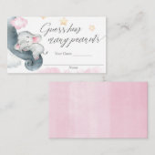 ピーナッツのカードが赤ちゃんシャワーを挿入する数を推測 エンクロージャーカード (正面/裏面)