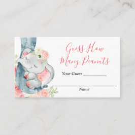 ピーナッツのカードが赤ちゃんシャワーを挿入する数を推測 エンクロージャーカード