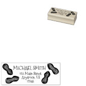 ピーナッツのナッツのスナック食品のナッツのアドレス ラバースタンプ (押印)