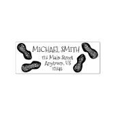 ピーナッツのナッツのスナック食品のナッツのアドレス ラバースタンプ (インプリント)