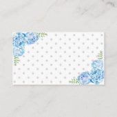 「ピーナッツの数を当てろ！」ベビーシャワーの誕生日ゲーム エンクロージャーカード (裏面)