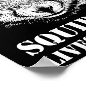 ピーナッツの正義リスの生活の問題の投票 ポスター (角)