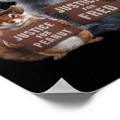 ピーナッツの正義Fred Tのリスの正義 ポスター (角)