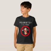 ピーナッツは使用できないTシャツ Tシャツ (正面フル)