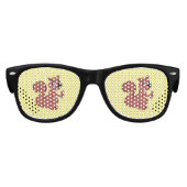 ピーナッツを使った可愛い漫画リス キッズサングラス (正面)