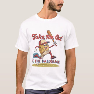 ピーナッツアットこうもり:野球おもしろい Tシャツ