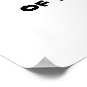 ピーナッツアレルギーのポスター ポスター (角)