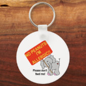 ピーナッツアレルギー キーホルダー (正面)