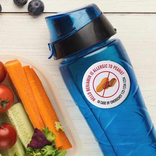 ピーナッツアレルギー ラウンドシール