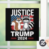 ピーナッツウィントランプの正義2024 ウィンドウサイン (ホーム)