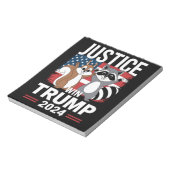 ピーナッツウィントランプの正義2024 ノートパッド (回転)