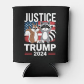 ピーナッツウィントランプの正義2024 缶クーラー (正面)