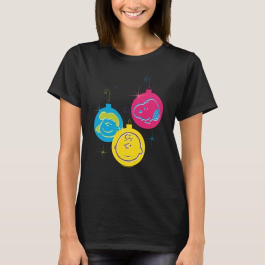 ピーナッツクリスマスボーブルズトリオ Tシャツ (正面)