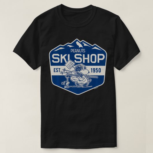 ピーナッツスキーショップ1950 Tシャツ (デザイン正面)