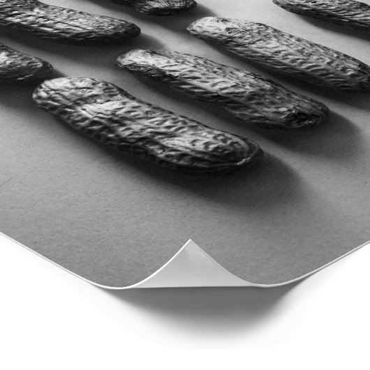 ピーナッツスチルライフファインアート写真 ポスター (角)