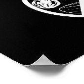 ピーナッツツリーナット自由領域ナット自由領域 ポスター (角)