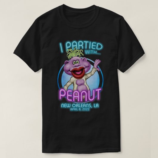 ピーナッツニューオーリンズ、LA (2022) Tシャツ (デザイン正面)