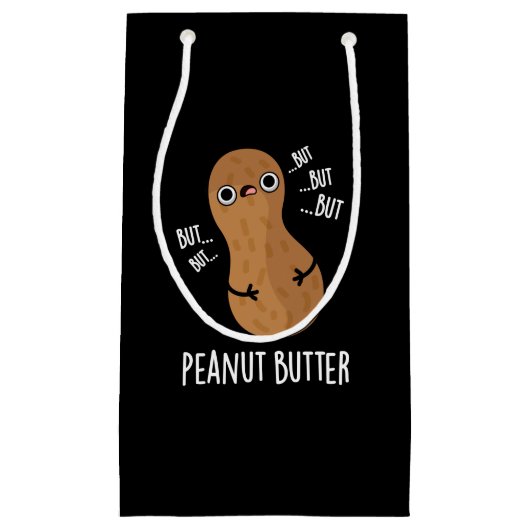 ピーナッツバタおもしろいーナットプンダークBG スモールペーパーバッグ (正面)