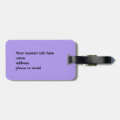 ピーナッツバターおよびゼリーの握りこぶしは友人のトーストをぶつけます ラゲッジタグ (裏面横)