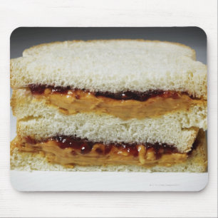 ピーナッツバターおよびゼリーサンドイッチ マウスパッド