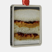 ピーナッツバターおよびゼリーサンドイッチ メタルオーナメント (右)