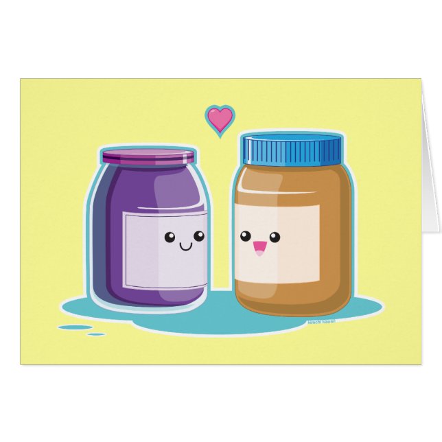 ピーナッツバターおよびゼリー (正面横)