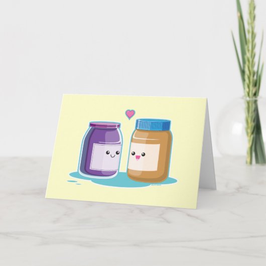 ピーナッツバターおよびゼリー カード (正面)