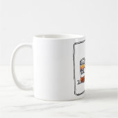 ピーナッツバターおよびゼリー コーヒーマグカップ (左)