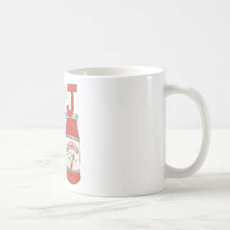 ピーナッツバターおよび込み合い コーヒーマグカップ