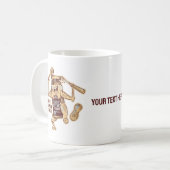 ピーナッツバターが大好き コーヒーマグカップ (正面左)
