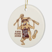 ピーナッツバターが大好き セラミックオーナメント (左)