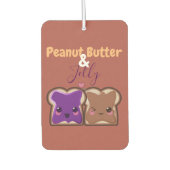 ピーナッツバターとジェリーラブ カーエアーフレッシュナー (正面)