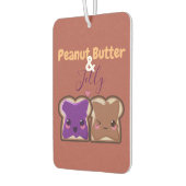 ピーナッツバターとジェリーラブ カーエアーフレッシュナー (左)