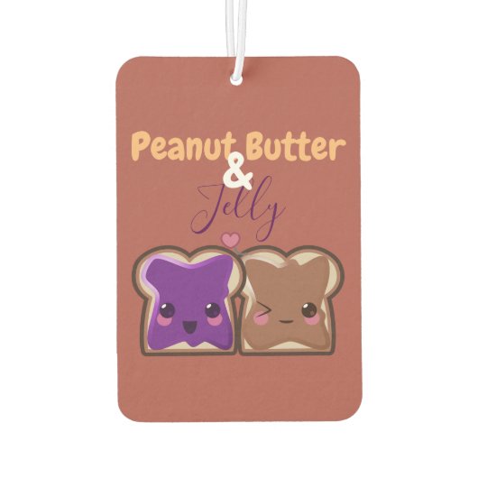 ピーナッツバターとジェリーラブ カーエアーフレッシュナー (裏面)