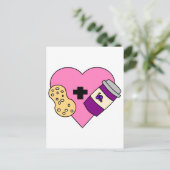 ピーナッツバターとゼリーが大好き ポストカード (スタンド正面)