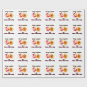 ピーナッツバターとゼリーのように一緒に行く ラッピングペーパー (フラット)