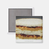 ピーナッツバターとゼリーのサンドイッチ。 マグネット (正面/裏面)