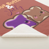 ピーナッツバターとゼリーの愛 シェルパブランケット (3/4)