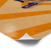 ピーナッツバターとゼリーサンドイッチ光沢のあるポスター ポスター (コーナー)