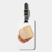 ピーナッツバターとゼリーサンドイッチ ラゲッジタグ (正面縦)