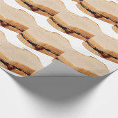 ピーナッツバターとゼリーサンドイッチ ラッピングペーパー (角)