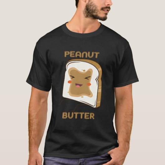 ピーナッツバターとゼリー Tシャツ (正面)