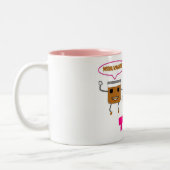 ピーナッツバターのゼリーの時間 ツートーンマグカップ (左)