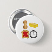 ピーナッツバターのゼリーの時間! 缶バッジ (正面&裏面)