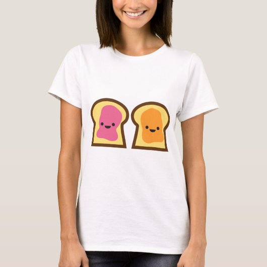 ピーナッツバターのゼリーの時間! Tシャツ (正面)