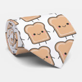 ピーナッツバターのトーストのタイ ネクタイ (ロール)