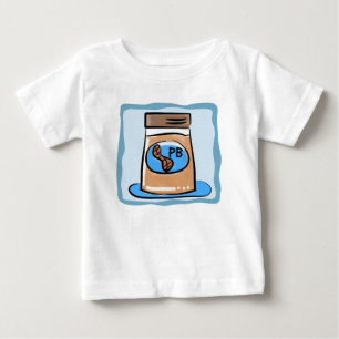 ピーナッツバターの双生児/兄弟姉妹のTシャツ ベビーTシャツ