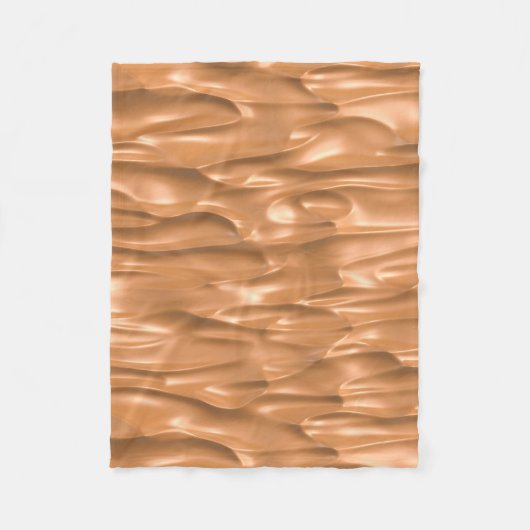 ピーナッツバターの広がり フリースブランケット (正面)