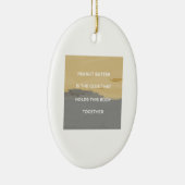 ピーナッツバターの規則 セラミックオーナメント (右)