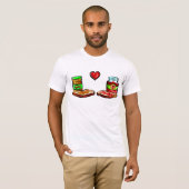 ピーナッツバターはゼリーを愛します Tシャツ (正面フル)